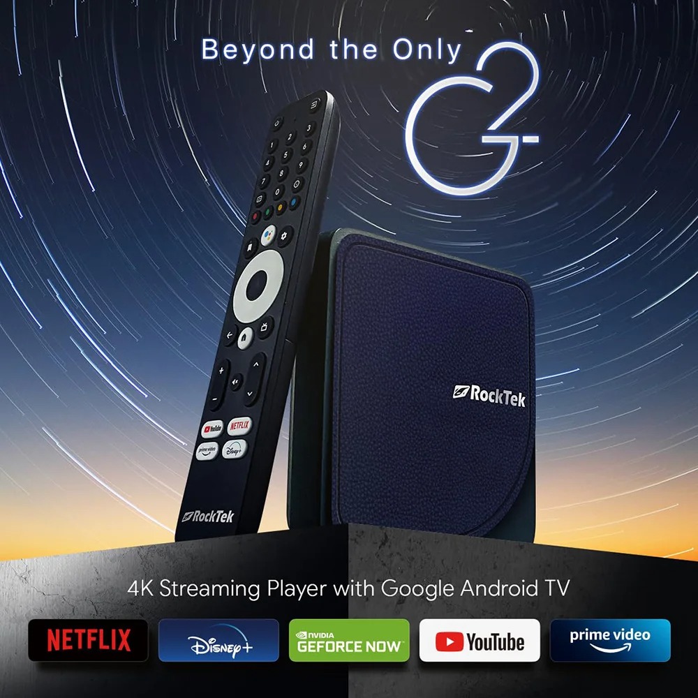 RockTek G2 Box TV Android 4/64GB NVIDIA