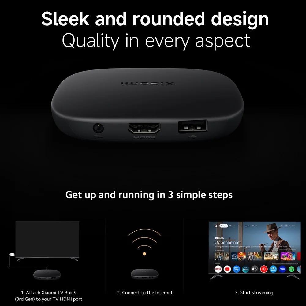 Xiaomi Mi Box S 3em Gen 2025 ( Hey Google ) Version Global - Image 4