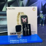 HainoTeko G10 Mini Smart Watch (Pour Femme) Élégante avec Ecran Amoled & 4 Bracelets